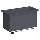 Plantekasse med LED 2 stk. Antracit 30 × 60 × 30 cm Stål