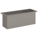Plantekasse med LED Rusten 30 x 80 x 30 cm Cortenstål