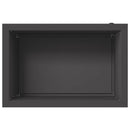 Plantekasse med LED 2 stk. Sort 40 × 60 × 40 cm Stål