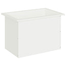 Plantekasse med LED Hvid 40 x 60 x 40 cm Stål