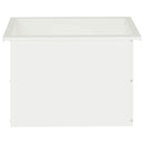 Plantekasse med LED Hvid 40 x 60 x 40 cm Stål