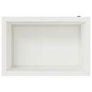 Plantekasse med LED Hvid 40 x 60 x 40 cm Stål