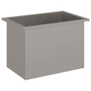 Plantekasse med LED Rusten 40 × 60 × 40 cm Cortenstål