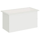 Plantekasse med LED Hvid 40 x 80 x 40 cm Stål