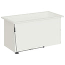 Plantekasse med LED Hvid 40 x 80 x 40 cm Stål