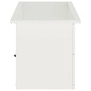 Plantekasse med LED 2 stk. Hvid 40 x 80 x 40 cm Stål
