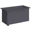 Plantekasse med LED Antracit 40 x 80 x 40 cm Stål