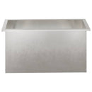 Plantekasse med LED 2 stk. Sølv 40 x 80 x 40 cm Rustfrit stål
