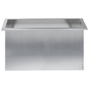 Plantekasse med LED Sølv 40 x 80 x 40 cm Galvaniseret stål