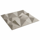 Vægpaneler 12 stk. 50 x 50 cm Diamond Beton XPS Skum