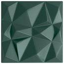 Vægpaneler 12 stk. 50 x 50 cm Diamond Grøn XPS Skum