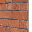 Vægpaneler 10 stk. 100 x 50 cm Terrakotta EPS Skum