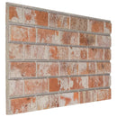 Vægpaneler 10 stk. 100 x 50 cm Orange EPS Skum