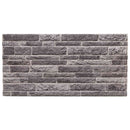 Vægpaneler 10 stk. 100 x 50 cm Antracit EPS Skum