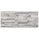 Vægpaneler 10 stk. 100 x 25 cm Lysegrå EPS Skum