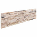 Vægpaneler 10 stk. 100 x 25 cm Hvid og rød EPS Skum