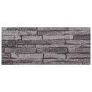 Vægpaneler 10 stk. 100 x 25 cm Antracit EPS Skum