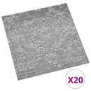 Selvklæbende Gulvplanker Betongrå 30,5 x 30,5 cm 20 stk. PVC
