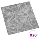 Selvklæbende Gulvplanker Grå og Hvid 30,5 x 30,5 cm 20 stk. PVC