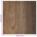 Selvklæbende Gulvplanker Brun 30,5 x 30,5 cm 20 stk. PVC