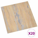 Selvklæbende Gulvplanker Brun og grå 30,5 x 30,5 cm 20 stk. PVC