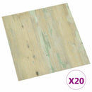 Selvklæbende Gulvplanker Lys Brun 30,5 x 30,5 cm 20 stk. PVC