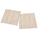 Selvklæbende Gulvplanker Lys brun og hvid 30,5 x 30,5 cm