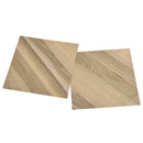 Selvklæbende Gulvplanker Brun Stribet 30,5 x 30,5 cm 20 stk.