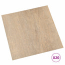 Selvklæbende Gulvplanker Mørkebrun og Grå 30,5 x 30,5 cm