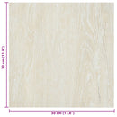 Selvklæbende Gulvplanker Cremefarvet 30,5 x 30,5 cm 20 stk. PVC