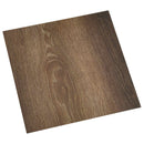 Selvklæbende Gulvplanker Brun og sort 30,5 x 30,5 cm 20 stk.