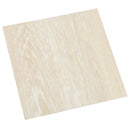 Selvklæbende Gulvplanker Hvid og Beige 30,5 x 30,5 cm 20 stk.