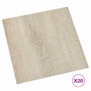 Selvklæbende Gulvplanker Brun og Beige 30,5 x 30,5 cm 20 stk.