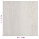 Selvklæbende Gulvplanker Lys beige 30,5 x 30,5 cm 20 stk. PVC