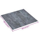 Selvklæbende Gulvplanker Grå Marmor 30,5 x 30,5 cm 20 stk. PVC