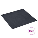 Selvklæbende Gulvplanker Sort marmor 30,5 x 30,5 cm 20 stk. PVC