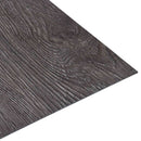 Selvklæbende Gulvplanker Mørkebrun og Sort 30,5 x 30,5 cm
