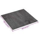 Selvklæbende Gulvplanker Mørkebrun og Sort 30,5 x 30,5 cm