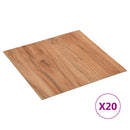 Selvklæbende Gulvplanker Lys Træ 30,5 x 30,5 cm 20 stk. PVC