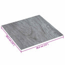 Selvklæbende Gulvplanker Brun og antracit 30,5 x 30,5 cm