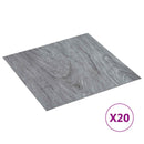 Selvklæbende Gulvplanker Brun og antracit 30,5 x 30,5 cm