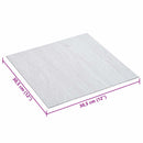 Selvklæbende Gulvplanker Hvid 30,5 x 30,5 cm 20 stk. PVC