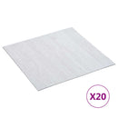 Selvklæbende Gulvplanker Hvid 30,5 x 30,5 cm 20 stk. PVC