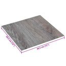 Selvklæbende Gulvplanker Lys brun og sort 30,5 x 30,5 cm