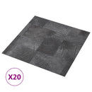 Selvklæbende Gulvplanker Træstruktur Grå 30,5 x 30,5 cm 20 stk.