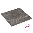 Selvklæbende Gulvplanker Flerfarvet 30,5 x 30,5 cm 20 stk. PVC