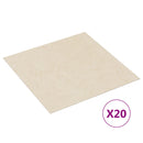 Selvklæbende Gulvplanker Lys Gul 30,5 x 30,5 cm 20 stk. PVC