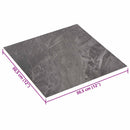 Selvklæbende Gulvplanker Sort 30,5 x 30,5 cm 20 stk. PVC