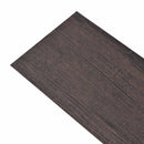 Selvklæbende PVC Plankegulve Mørk Brun 30,5 x 61 cm 28 stk. PVC