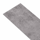 Selvklæbende PVC Plankegulve Cement Brun 30,5 x 61 cm 28 stk.